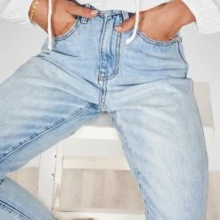 Souvere Lainey Jeans - Light Blue CLOTHING