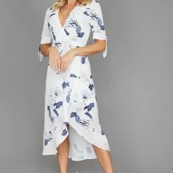 Desire Carmen Dress - White Floral 13 Desire Carmen Dress - White Floral