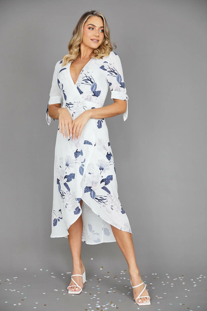 Desire Carmen Dress - White Floral 6 Desire Carmen Dress - White Floral