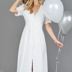 WeLove Fashion Garnette Dress - White