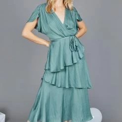 Spicy Sugar Gabbie Dress - Teal 13 Spicy Sugar Gabbie Dress - Teal