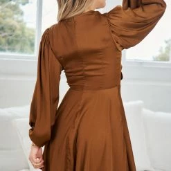 Sasha Clothing Lustful Dress - Chocolate 9 Sasha Clothing Lustful Dress - Chocolate