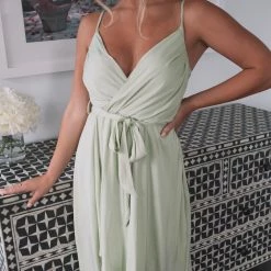 Kaarlo Fashion Pty Ltd CLOTHING Clarissa Dress - Pistachio