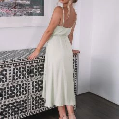 Kaarlo Fashion Pty Ltd CLOTHING Clarissa Dress - Pistachio