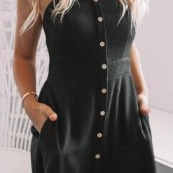 Style Box CLOTHING Lindsay Dress - Black