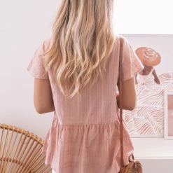 Miracle Fashion Arlo Top - Terracotta