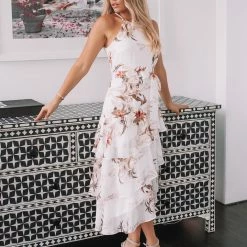 Style State Cadence Dress - White Print