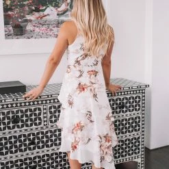 Style State Cadence Dress - White Print