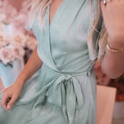 Esther The Label Farren Dress - Sage