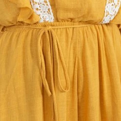 Willo Fashion Sovereign Playsuit - Mustard CLOTHING