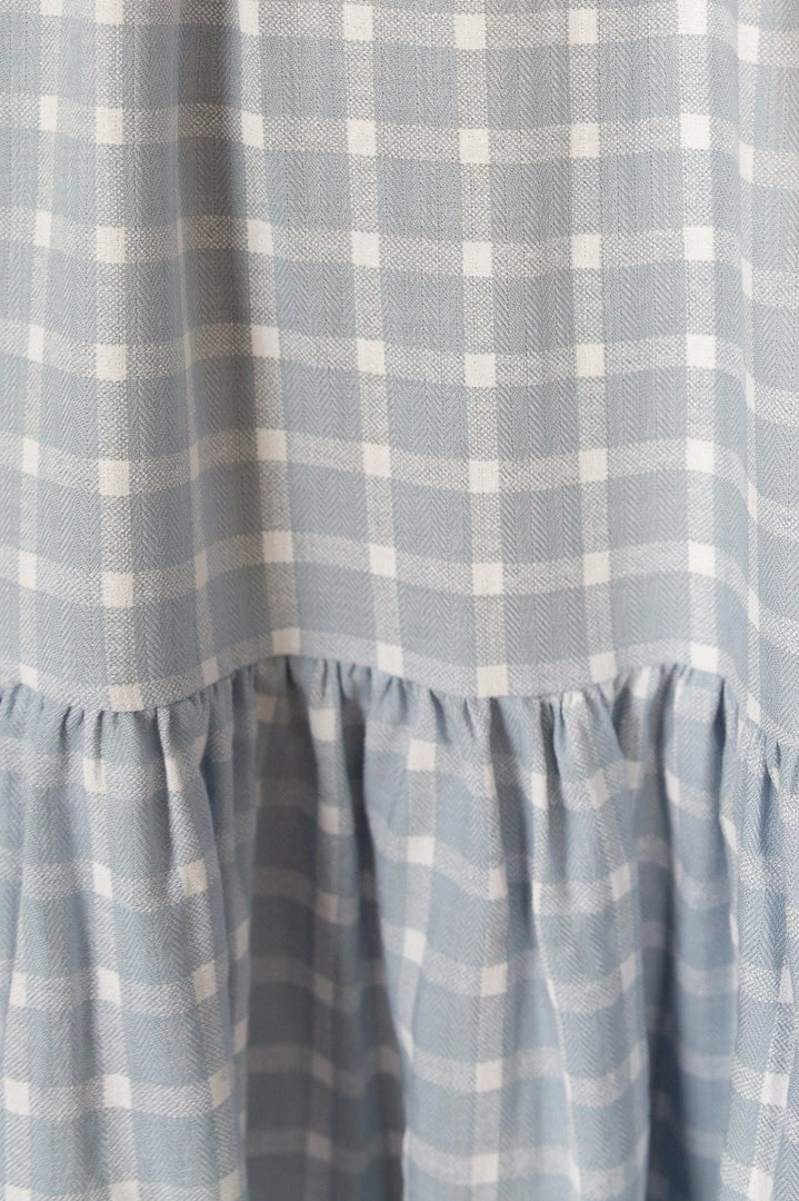WeLove Fashion CLOTHING Deserae Dress - Blue Gingham 7 WeLove Fashion CLOTHING Deserae Dress - Blue Gingham