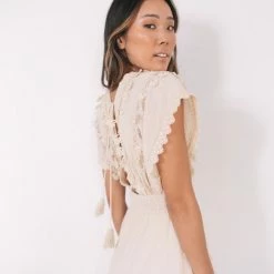 Willo Fashion Philomena Dress - Beige CLOTHING 10 Willo Fashion Philomena Dress - Beige CLOTHING