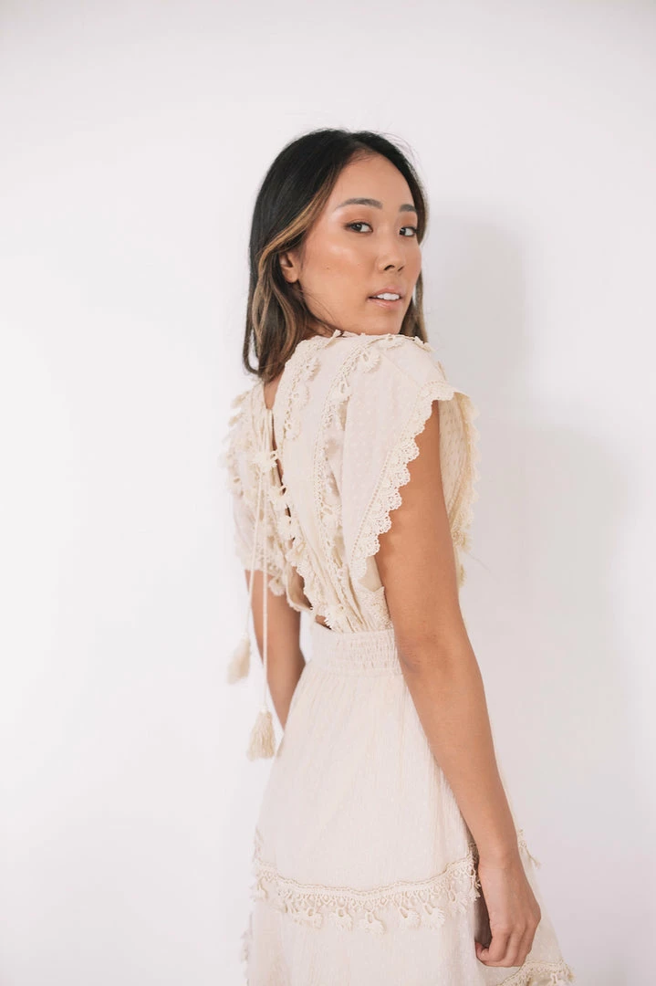 Willo Fashion Philomena Dress - Beige CLOTHING 5 Willo Fashion Philomena Dress - Beige CLOTHING