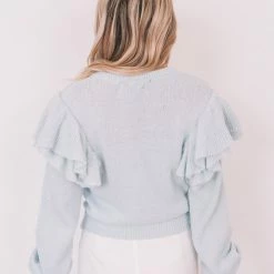 YH & Co (Chloe Yip) CLOTHING Vivica Top - Light Blue