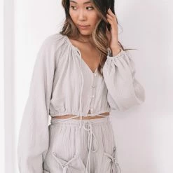 Valeria CLOTHING Stace Shorts - Grey 9 Valeria CLOTHING Stace Shorts - Grey