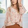 So In Style Aras Top - Beige Floral CLOTHING 2 So In Style Aras Top - Beige Floral CLOTHING