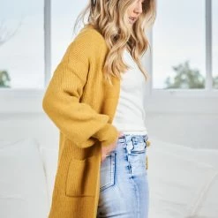 HQ Fashion Marvel Cardigan - Mustard