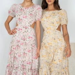 Evermore Fashion Gretel Dress - Pink Floral 11 Evermore Fashion Gretel Dress - Pink Floral