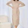 GDS CLOTHING Rosamund Dress - Sand 2 GDS CLOTHING Rosamund Dress - Sand