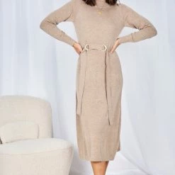 GDS CLOTHING Rosamund Dress - Sand