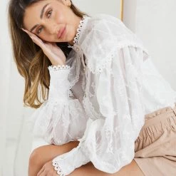 Ivory And Chain Harmony Shirt - White CLOTHING