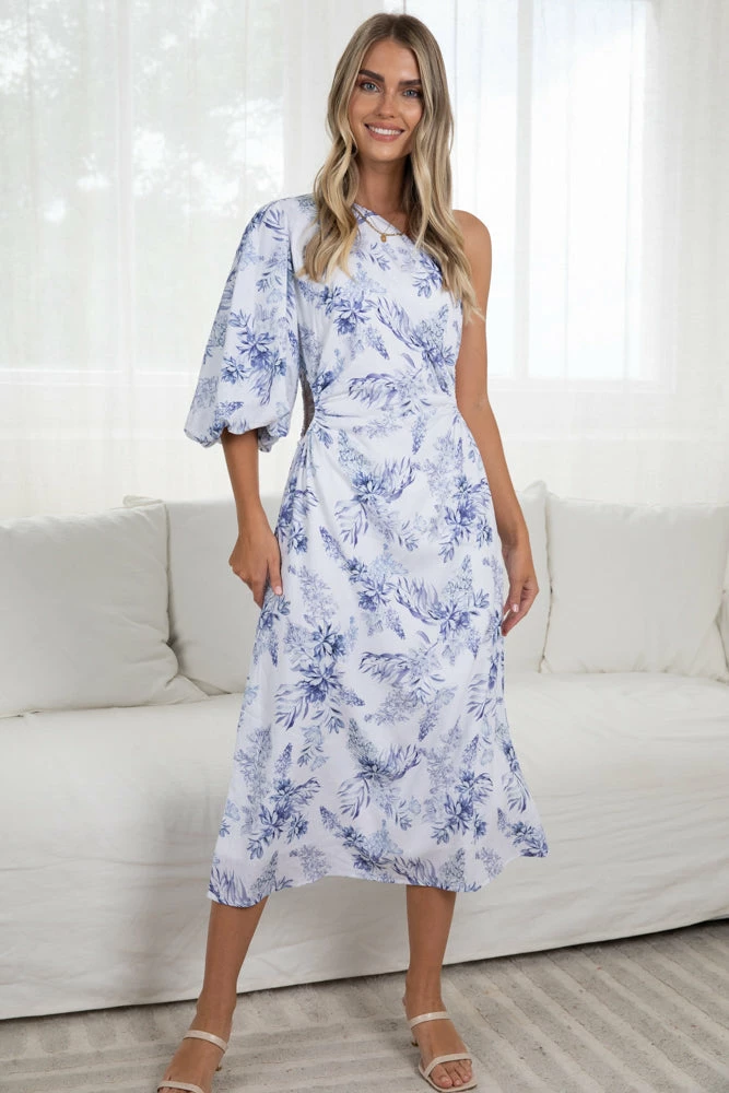 Style Box Nirvana Dress - White Print CLOTHING 3 Style Box Nirvana Dress - White Print CLOTHING