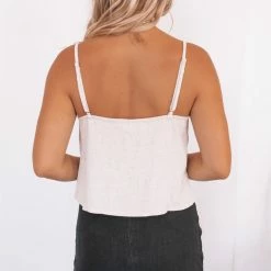 Dream House Truth Cami - Beige CLOTHING