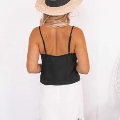 Dream House Truth Cami - Black CLOTHING