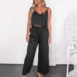 Miracle Fashion Honest Pants - Black CLOTHING 10 Miracle Fashion Honest Pants - Black CLOTHING