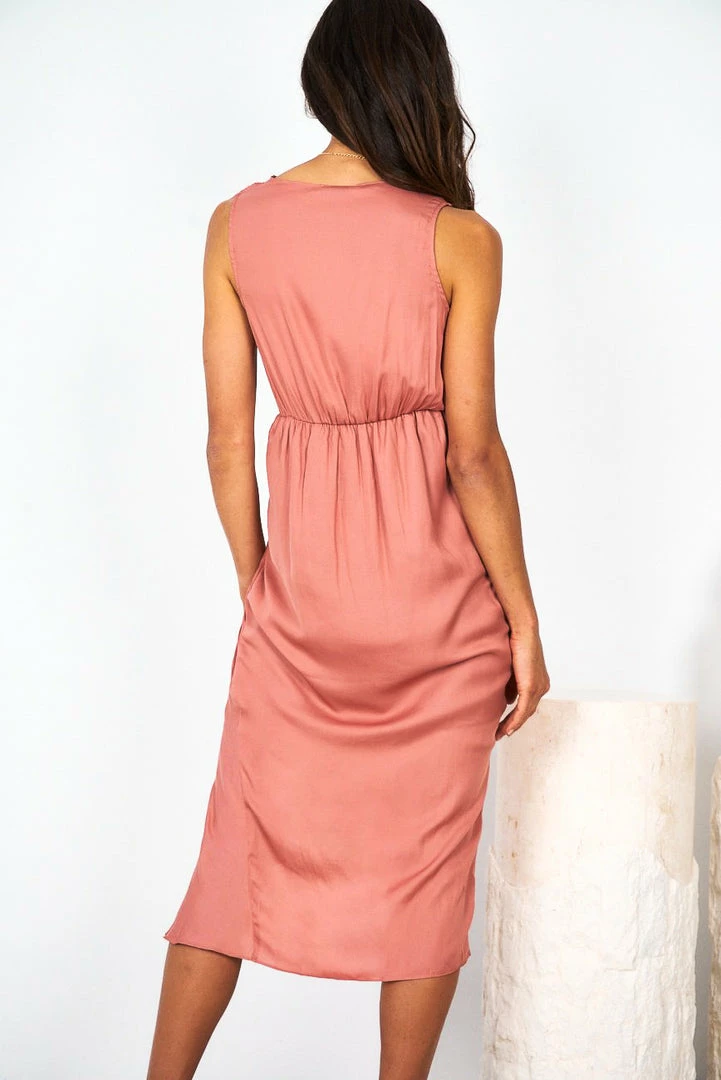 Evermore Fashion CLOTHING Aryana Dress - Rust 5 Evermore Fashion CLOTHING Aryana Dress - Rust