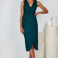 Evermore Fashion CLOTHING Aryana Dress - Emerald 13 Evermore Fashion CLOTHING Aryana Dress - Emerald