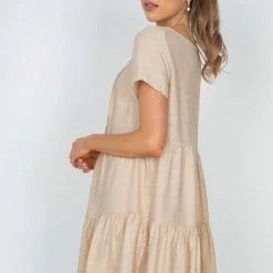 HQ Fashion CLOTHING Aviva Dress - Beige