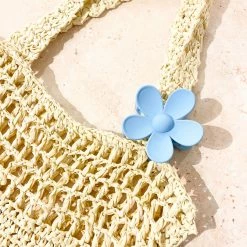 Angel Whisper Accessories Raffia Beach Tote Bag - Natural 9 Angel Whisper Accessories Raffia Beach Tote Bag - Natural