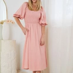 Desire CLOTHING Abbiane Dress - Pink