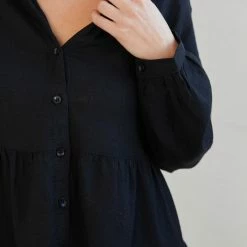 Miracle Fashion CLOTHING Abree Blouse - Black 15 Miracle Fashion CLOTHING Abree Blouse - Black