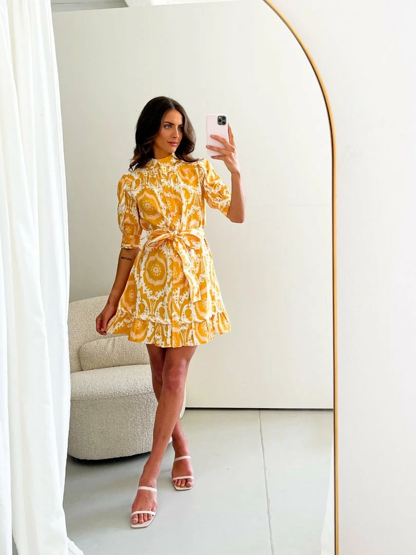 GDS Abyss Dress - Orange Print CLOTHING 7 GDS Abyss Dress - Orange Print CLOTHING