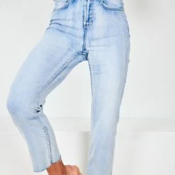 Souvere CLOTHING Aceline Jeans - Light Blue