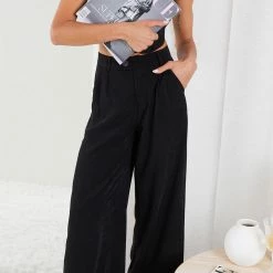 Qtrend Fashion PTY LTD CLOTHING Adamaris Pants - Black