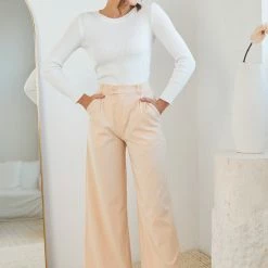 Qtrend Fashion PTY LTD CLOTHING Adamaris Pants - Cream