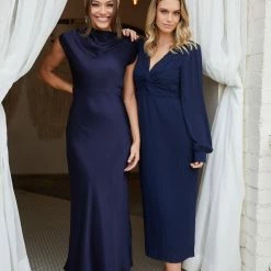 Esther Luxe CLOTHING Adrastea Dress - Navy