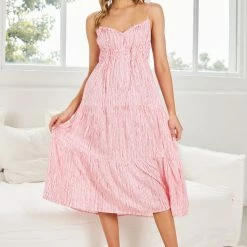 Desire Adrielle Dress - Pink Print