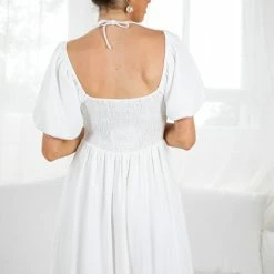 Desire Adrina Dress - White CLOTHING 11 Desire Adrina Dress - White CLOTHING