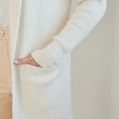 HQ Fashion Aerilyn Cardigan - Cream CLOTHING