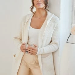 HQ Fashion Aerilyn Cardigan - Cream CLOTHING