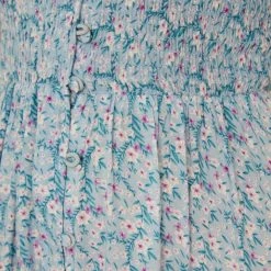 Evermore Fashion Agostina Dress - Blue Print CLOTHING