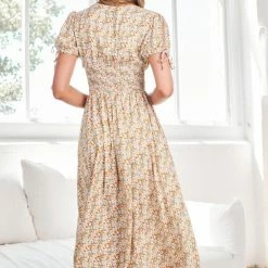 Evermore Fashion CLOTHING Agostina Dress - Orange Print 9 Evermore Fashion CLOTHING Agostina Dress - Orange Print