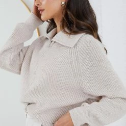 Miracle Fashion Ailish Knit - Camel CLOTHING