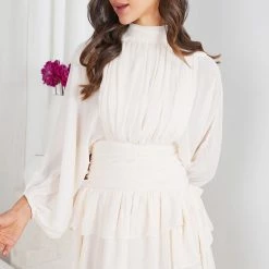 Qtrend Fashion PTY LTD Ainsley Dress - Cream