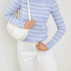 Spicy Sugar Aldie Knit - Light Blue Stripe CLOTHING 12 Spicy Sugar Aldie Knit - Light Blue Stripe CLOTHING