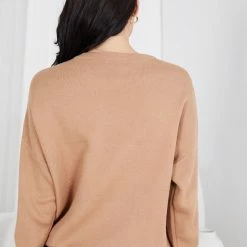 Miracle Fashion CLOTHING Amour Jumper - Brown